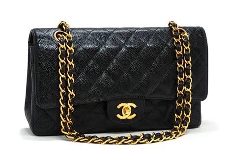 all black chanel bag|classic black chanel bag.